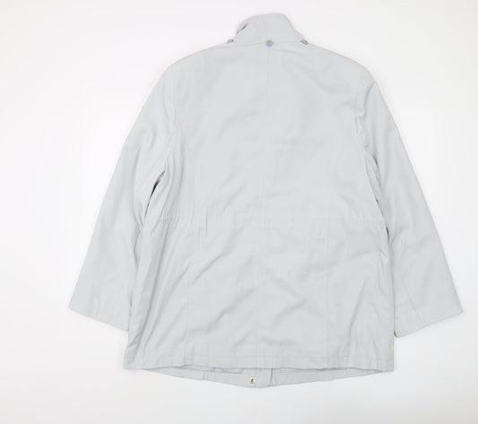Womens UK Size 16 Isle White Basic Jacket