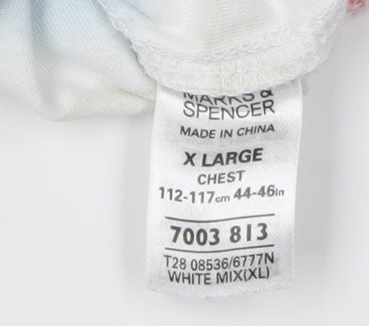 Marks and Spencer Men's XL Multicoloured Striped Polo