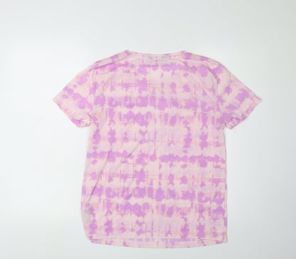 Womens UK Size 8 Marks and Spencer Pink Basic T-Shirt
