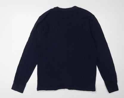 Mens UK Size M NEXT Blue Pullover Sweatshirt