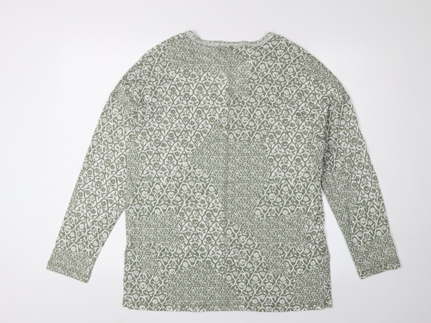 Womens UK Size 8 Marks and Spencer Green Basic Blouse