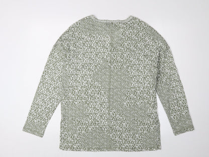 Womens UK Size 8 Marks and Spencer Green Basic Blouse