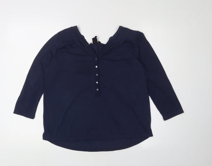 Womens UK Size 12 H&M Blue  Blouse