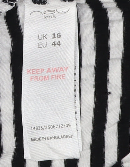 Womens UK Size 16 New Look Black  Tank