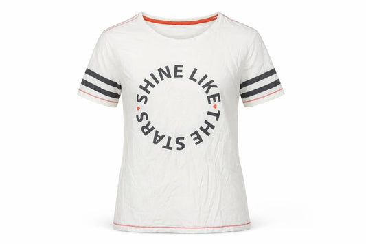 Womens UK Size 12 NEXT White Ringer T-Shirt
