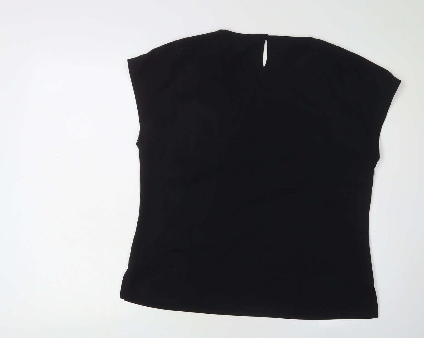 Womens UK Size 12 Windsmoor Black Basic Blouse