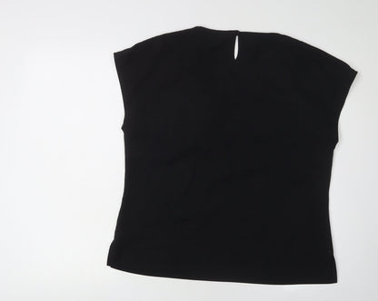 Womens UK Size 12 Windsmoor Black Basic Blouse