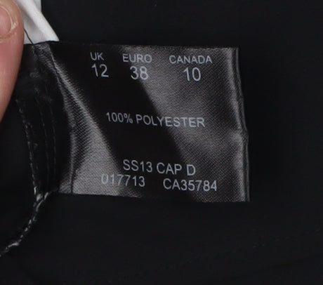 Womens UK Size 12 Windsmoor Black Basic Blouse