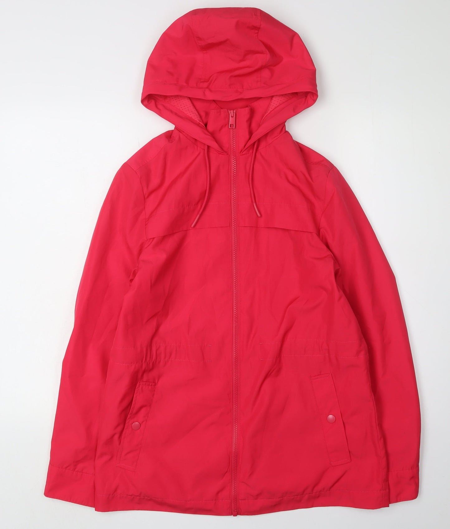 Womens UK Size 6 Marks and Spencer Red Rain Coat