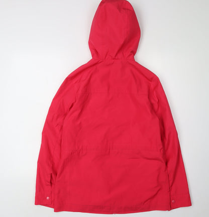 Womens UK Size 6 Marks and Spencer Red Rain Coat