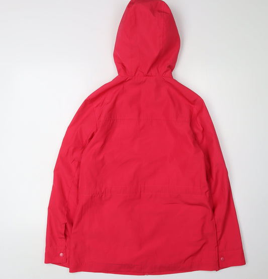 Womens UK Size 6 Marks and Spencer Red Rain Coat