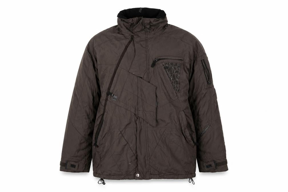 Mens UK Size L SMS Brown Parka Coat