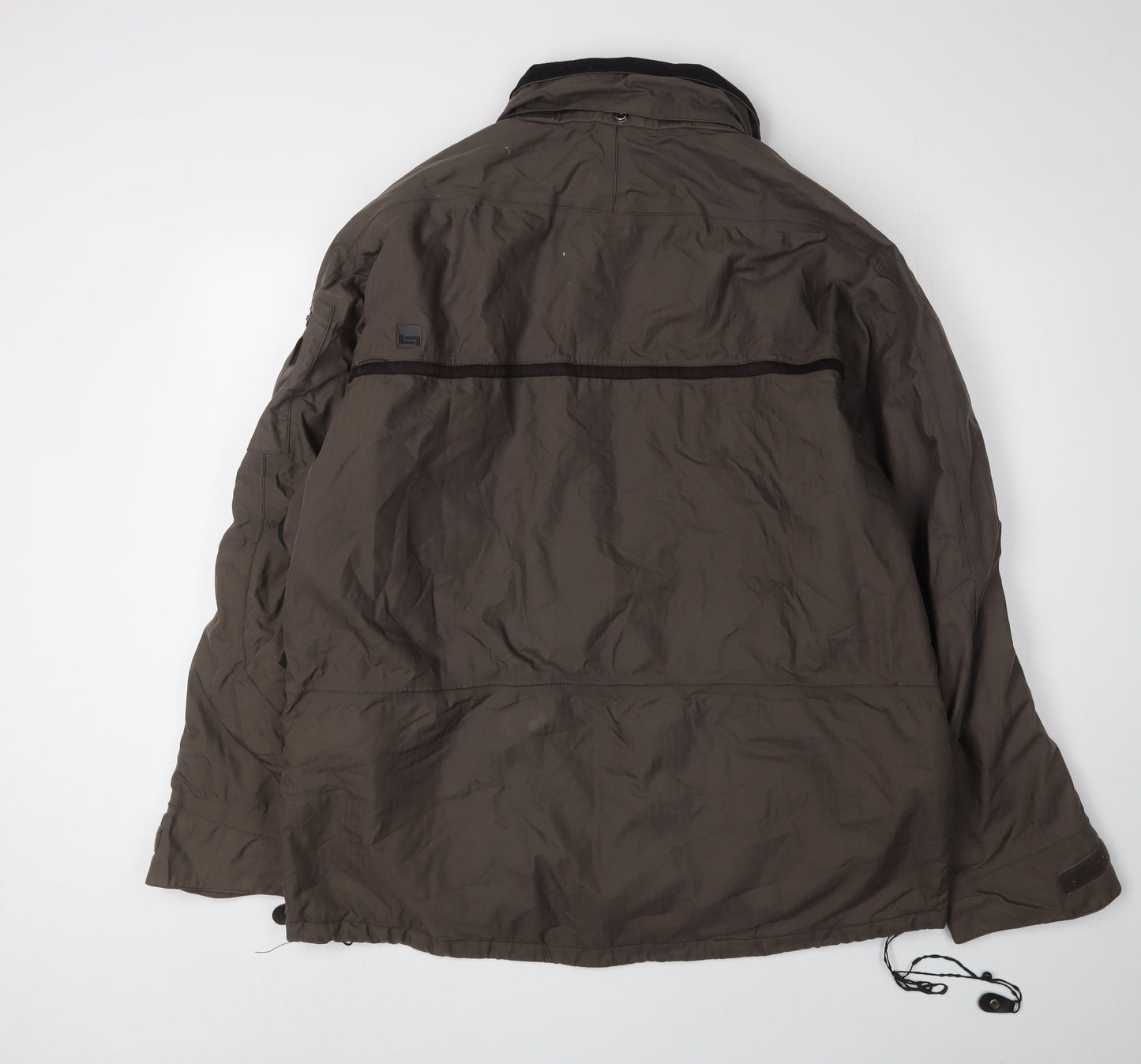 Mens UK Size L SMS Brown Parka Coat