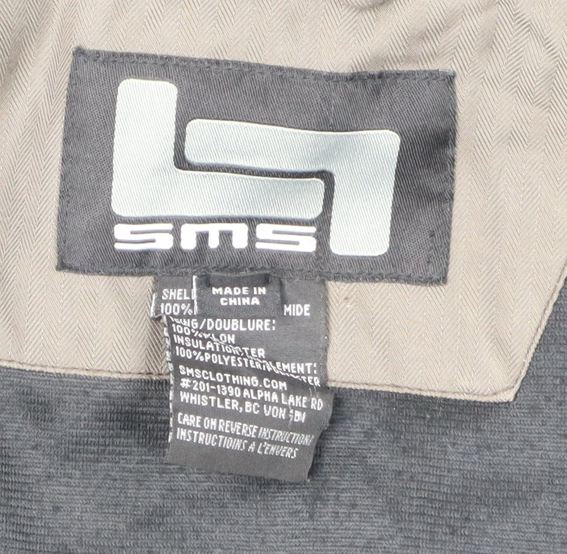 Mens UK Size L SMS Brown Parka Coat