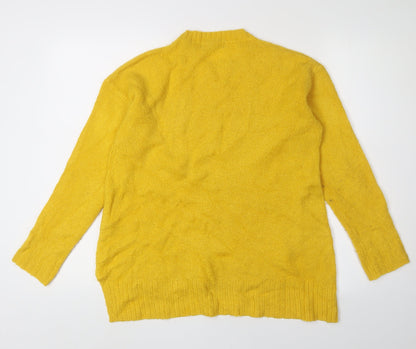 Womens UK Size S Marks and Spencer Yellow Pullover Jumper