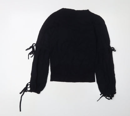 Womens UK Size 6 Marks and Spencer Black Jumper Jumper