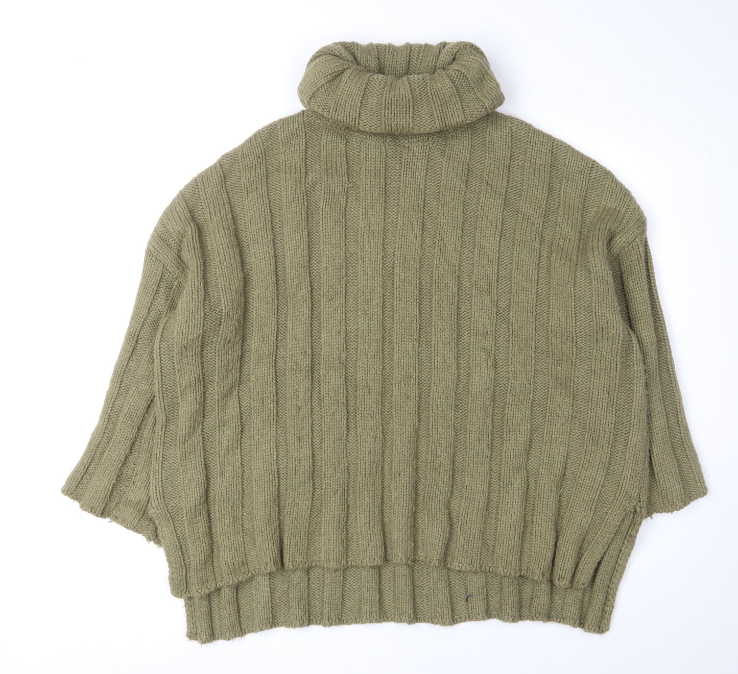 Womens UK Size S Zara Green Pullover Jumper