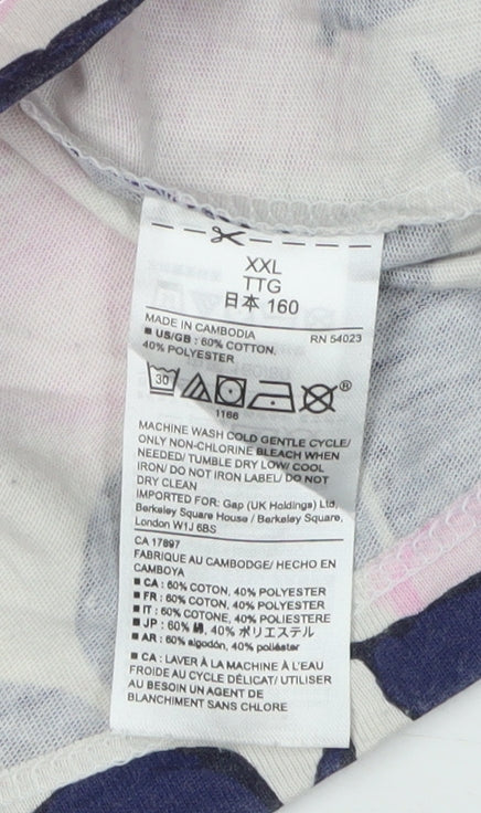GapKids Girls Multicoloured Floral Tank Top, 13 Years