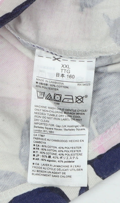 GapKids Girls Multicoloured Floral Tank Top, 13 Years