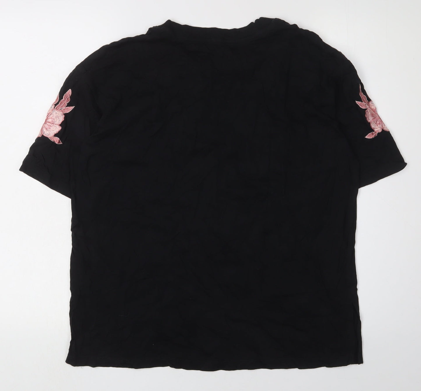 Womens UK Size 10 ASOS Black  T-Shirt
