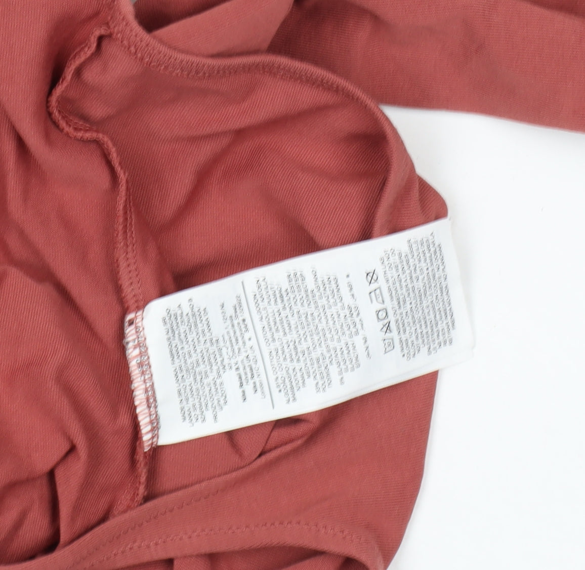 Nike Women's Red Slim-Fit Long Sleeve Jersey Top