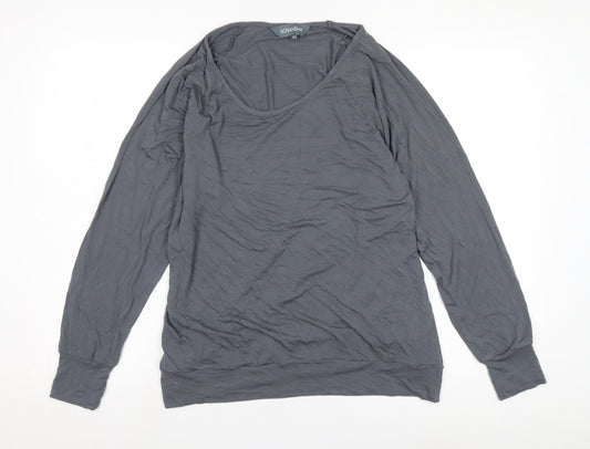 Womens UK Size 12 SOSANDAR Grey  T-Shirt