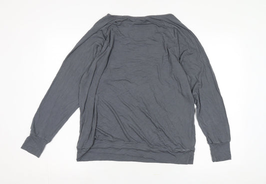 Womens UK Size 12 SOSANDAR Grey  T-Shirt