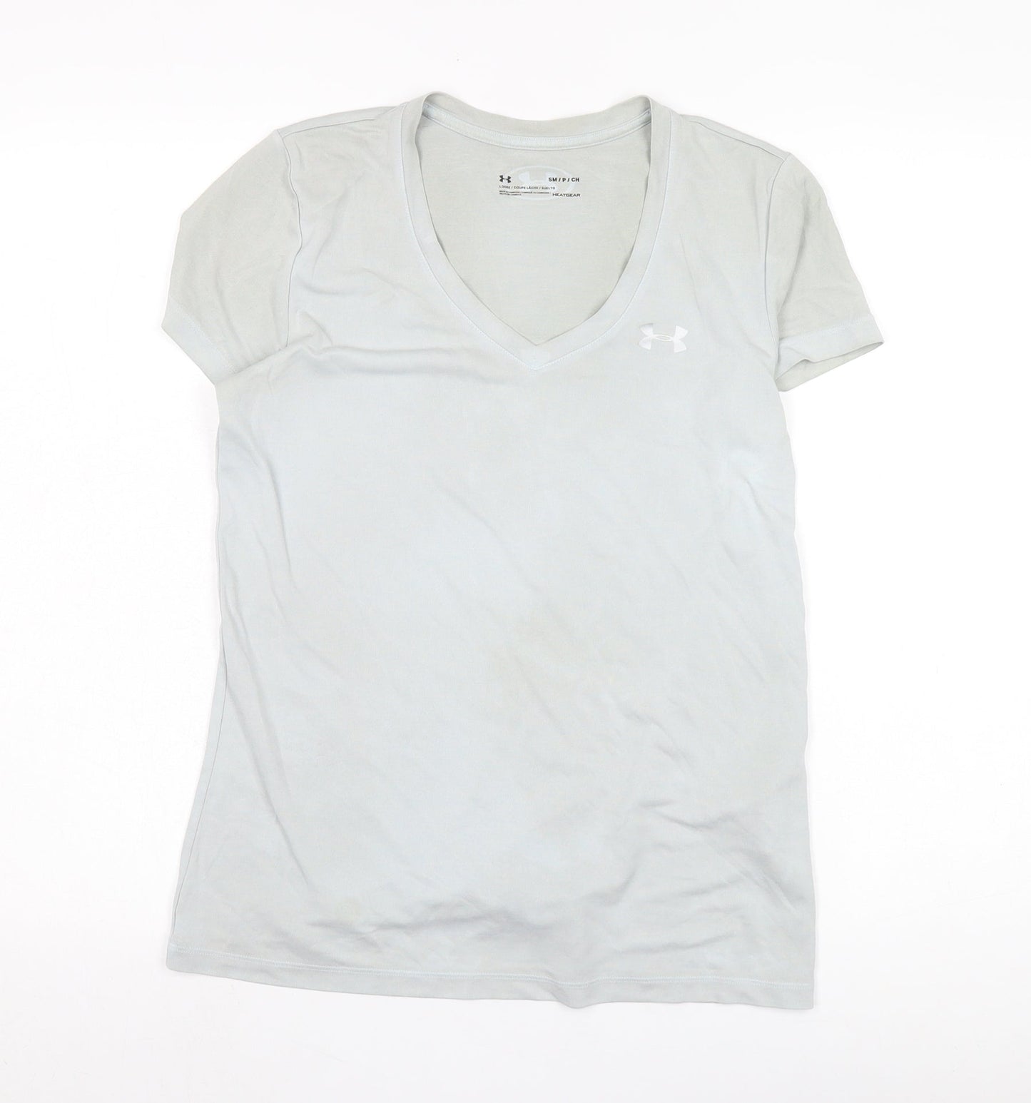 Womens UK Size S Under armour White Jersey T-Shirt
