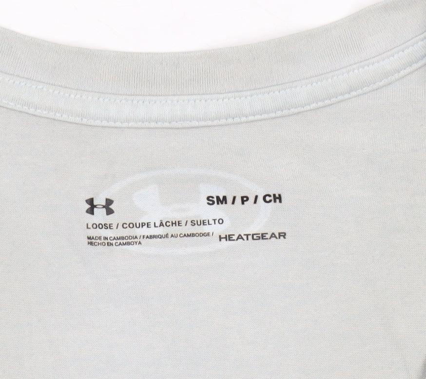 Womens UK Size S Under armour White Jersey T-Shirt