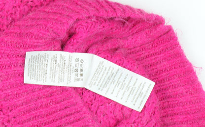 Mingdian Girls Pink Roll Neck Jumper Pullover 3-4 Years