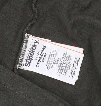 Womens UK Size 2XS Superdry Green Basic Tank