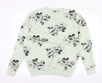Unisex Adults UK Size L Disney Ivory Pullover Sweatshirt