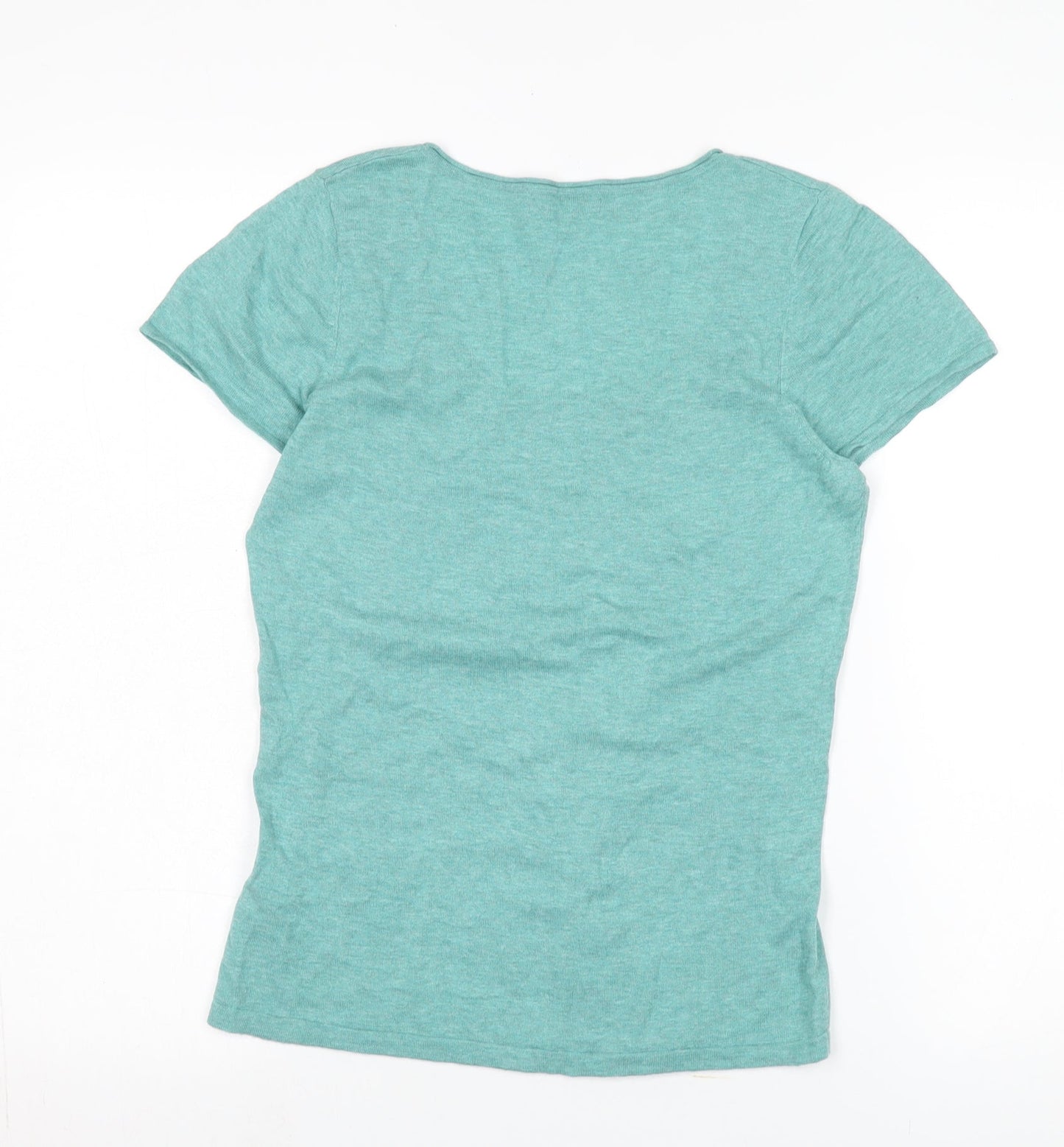 Womens UK Size S Ken Green Basic T-Shirt