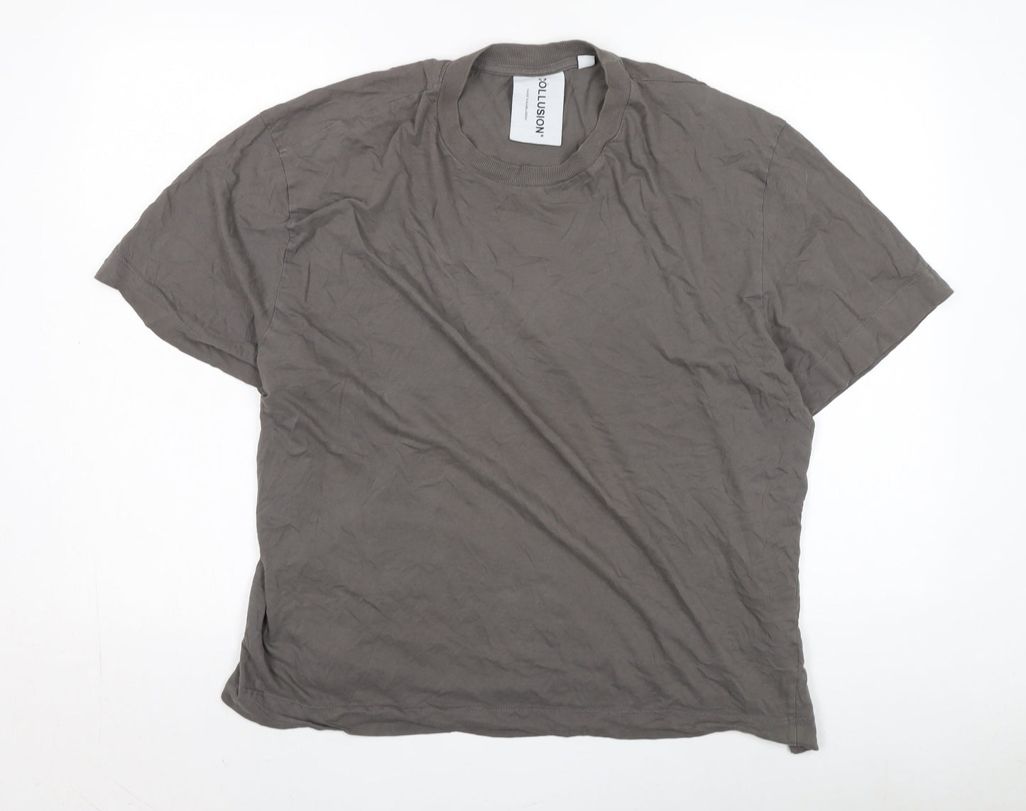 Mens UK Size 2XL COLLUSION Grey  T-Shirt