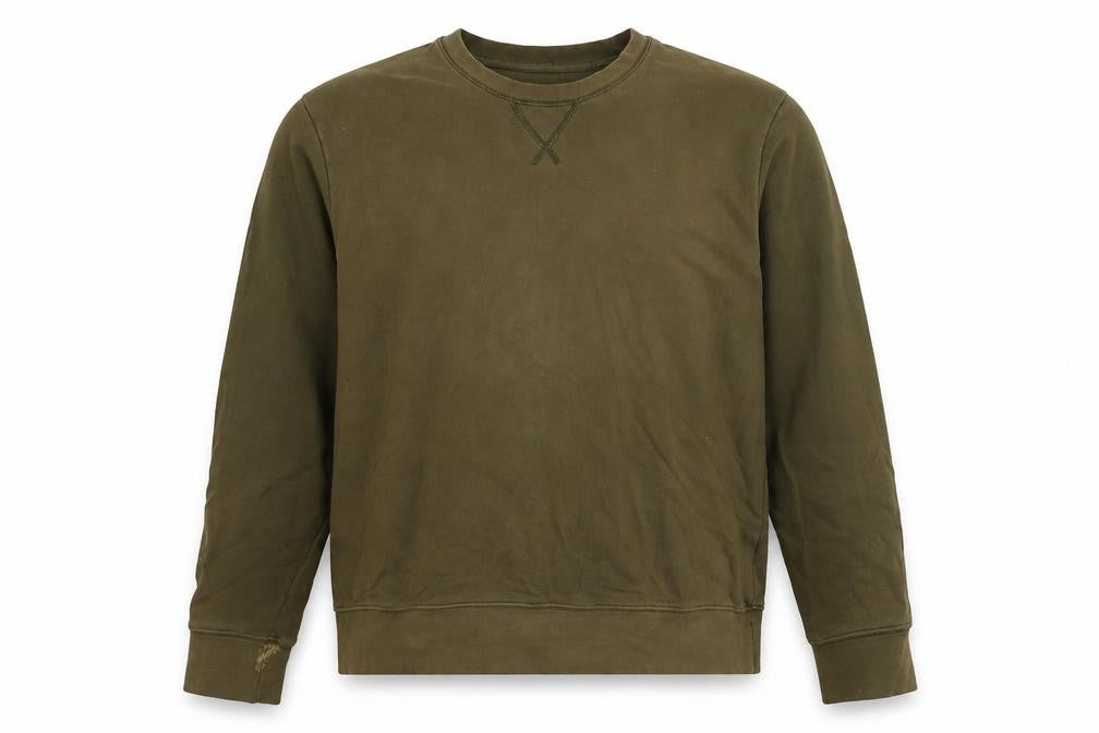 Mens UK Size L Racing Green Green Pullover Sweatshirt