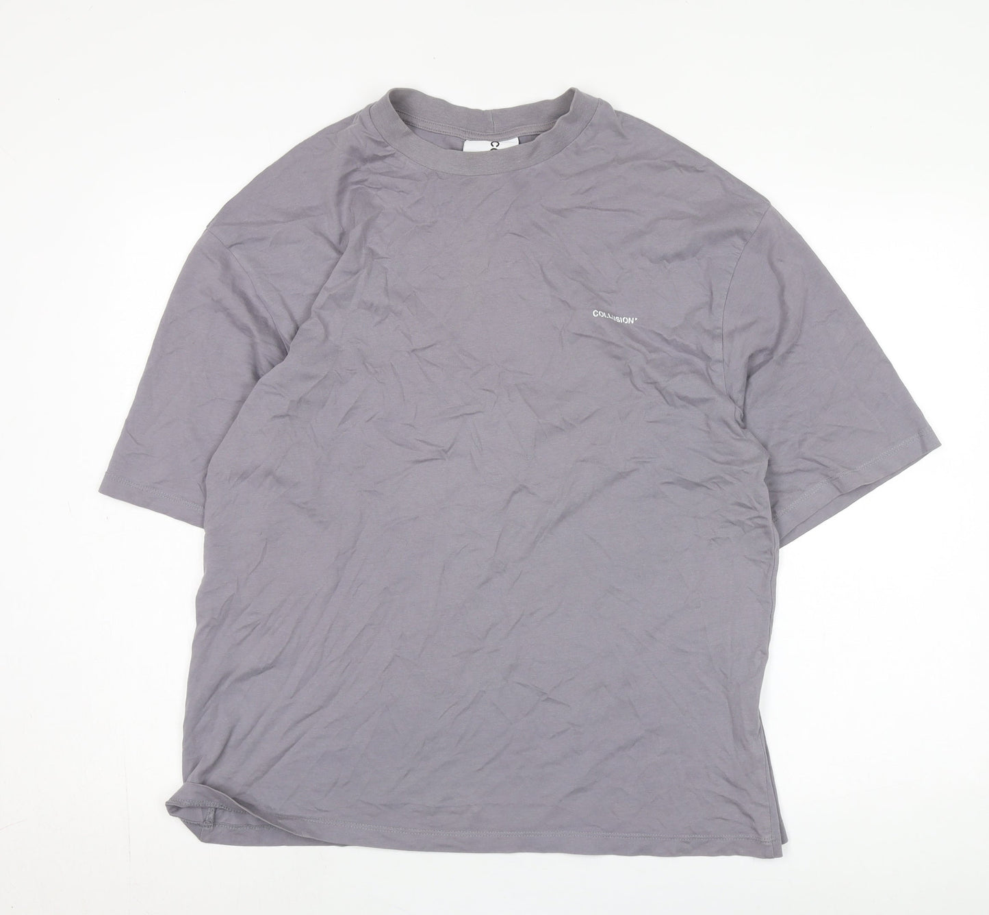 Mens UK Size M COLLUSION Grey  T-Shirt