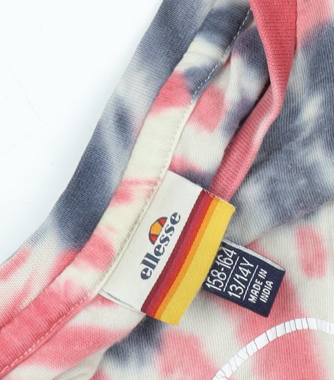 Ellesse Teens Multicoloured Tie-Dye T-Shirt