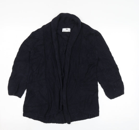 Womens UK Size 10 Peter Hahn Black Cardigan Jumper