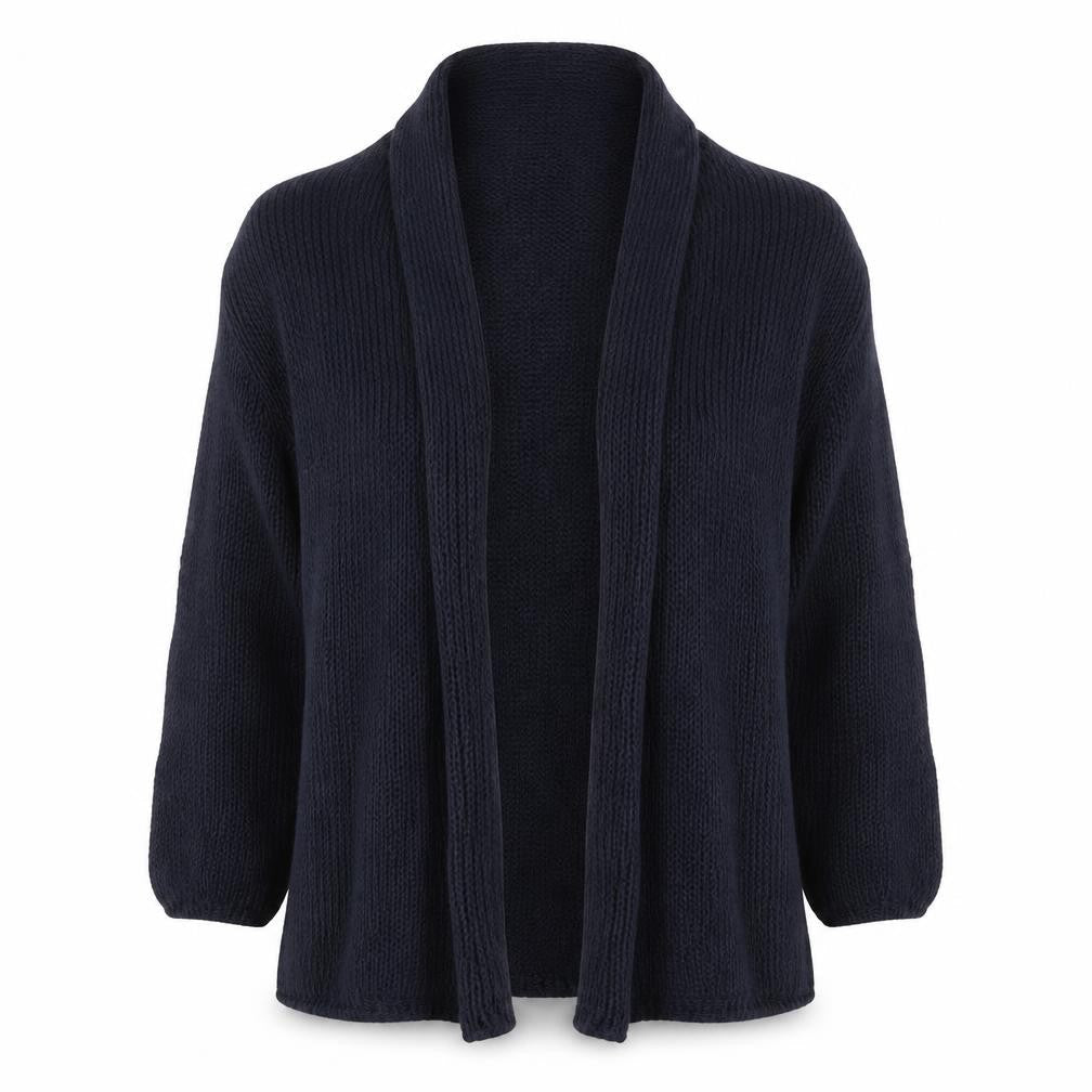 Womens UK Size 10 Peter Hahn Black Cardigan Jumper