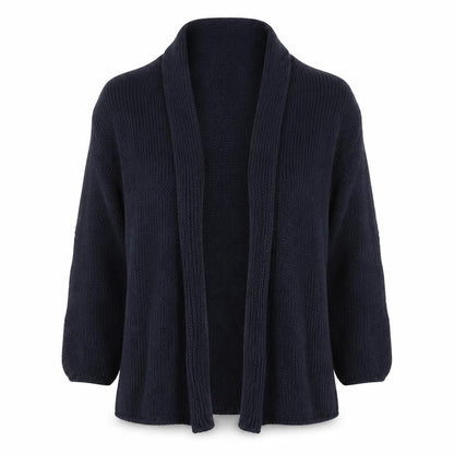 Womens UK Size 10 Peter Hahn Black Cardigan Jumper