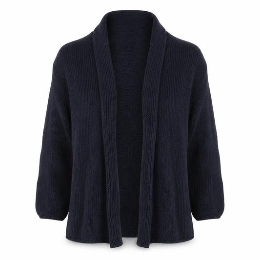 Womens UK Size 10 Peter Hahn Black Cardigan Jumper