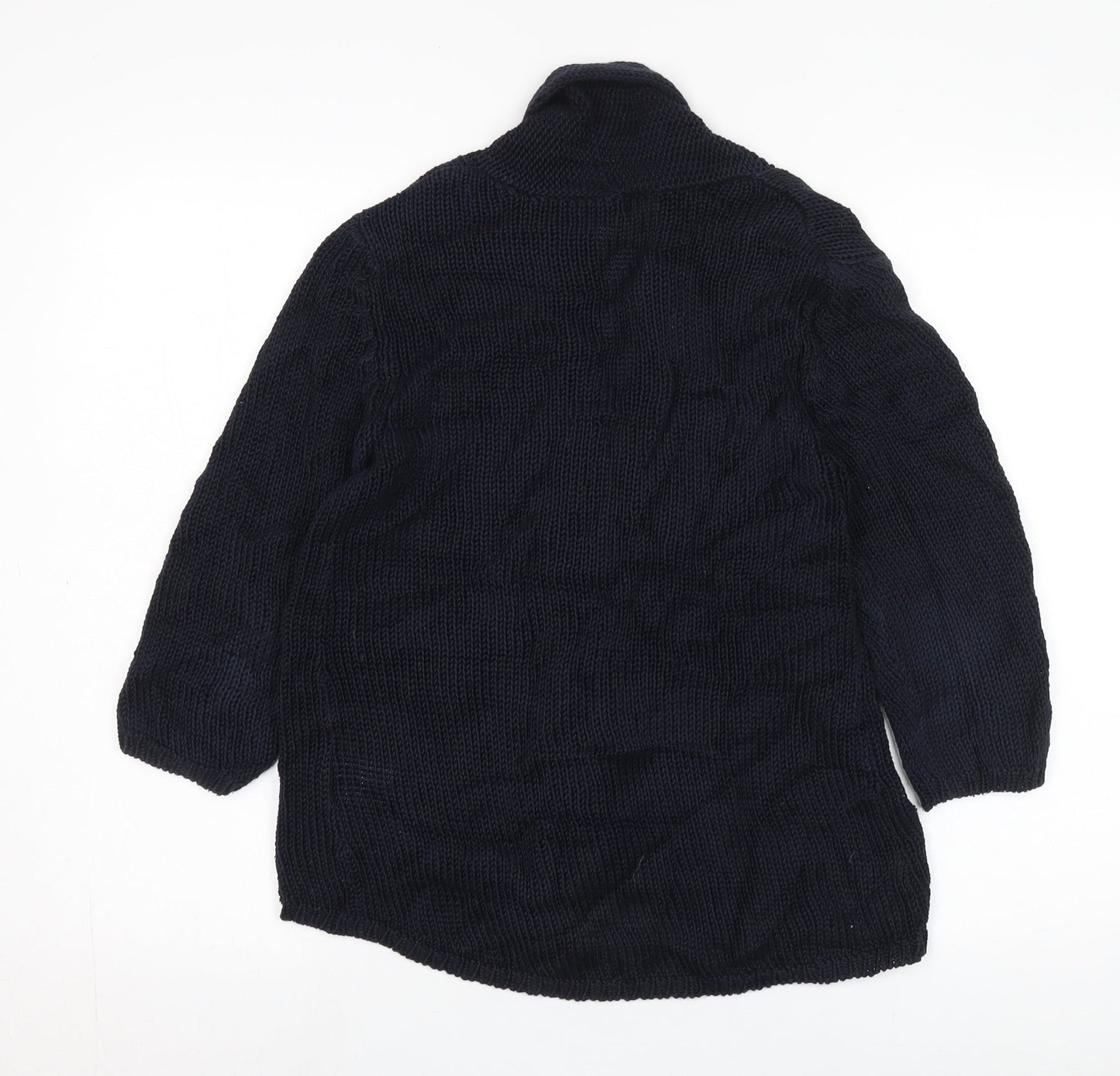 Womens UK Size 10 Peter Hahn Black Cardigan Jumper