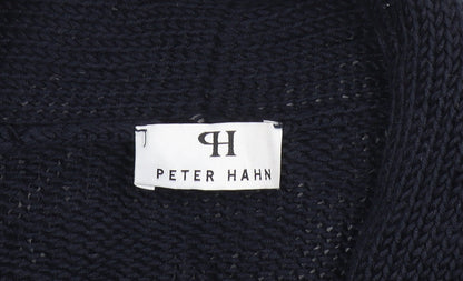 Womens UK Size 10 Peter Hahn Black Cardigan Jumper