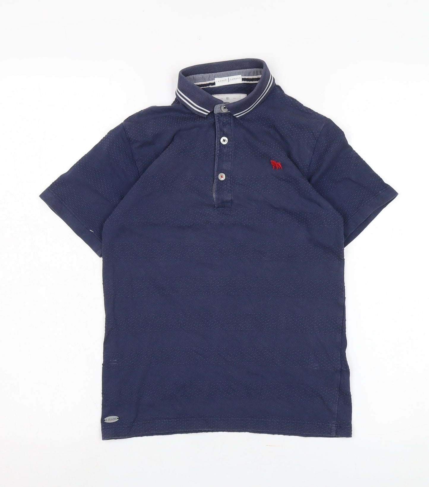 Jasper Conran Boys Blue Polo Shirt Size 6Y - Classic Logo Design