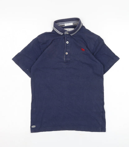 Jasper Conran Boys Blue Polo Shirt Size 6Y - Classic Logo Design