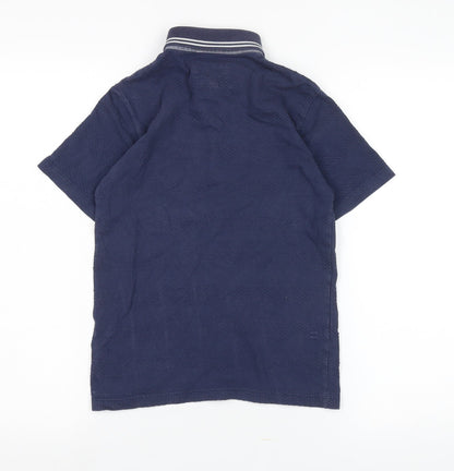Jasper Conran Boys Blue Polo Shirt Size 6Y - Classic Logo Design