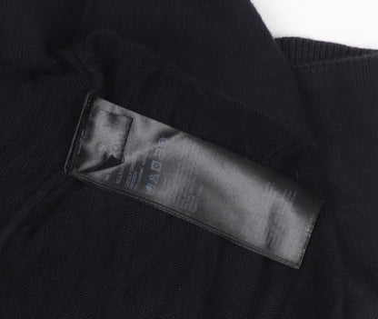 AllSaints Women's Black Knit Shift Dress S