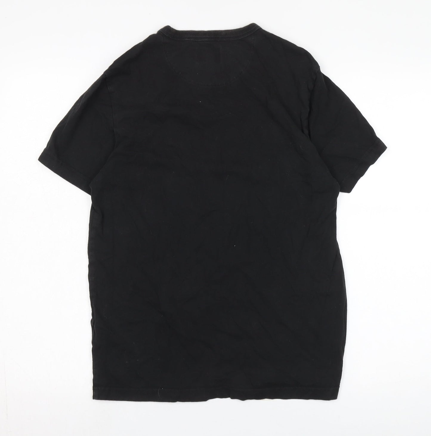 Mens UK Size S Farah Black  T-Shirt