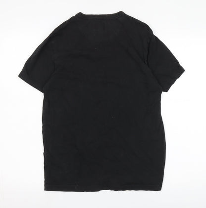 Mens UK Size S Farah Black  T-Shirt