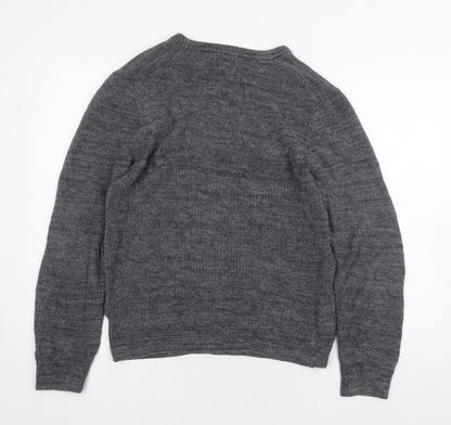 Womens UK Size M Linea Grey Pullover Jumper
